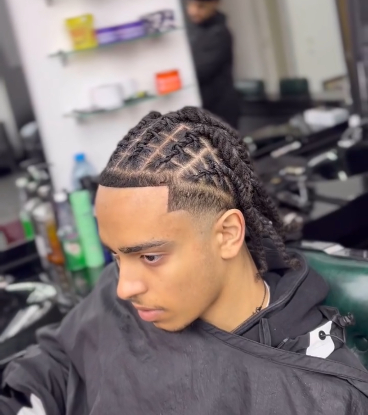 Braids mit Fade & Line Up